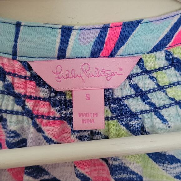 Lilly Pulitzer Sleeveless Essie Dress in Indigo Sea Dreamin - Picture 5 of 8